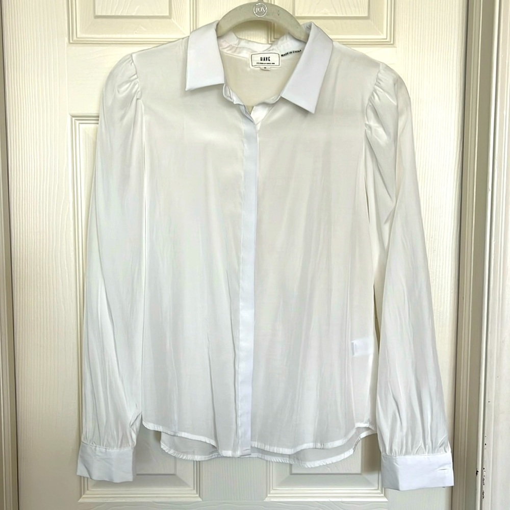 Have women’s white blouse
